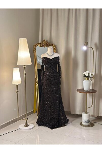 vanus fashion 6622-فستان سهرة طويل