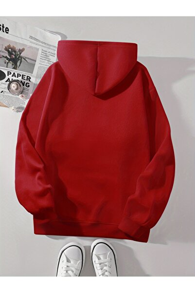 Deocept Unisex Printed Hooded Kangaroo Pocket Comfortable Fit Oversized Cut S...