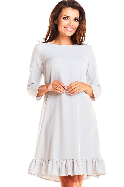 Awama Dress M185 - Gray - XL