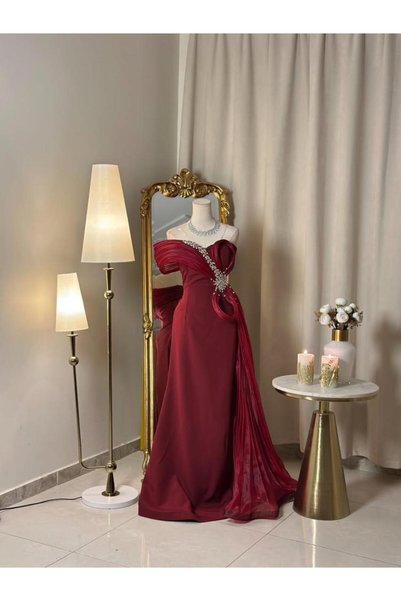 vanus fashion 6486-فستان سهرة طويل