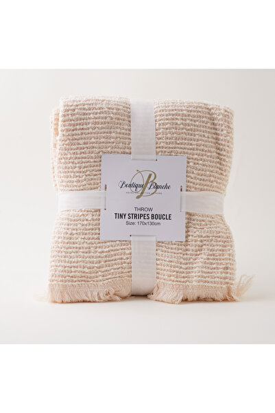 Cottage Acrylic Woven Blanket, Orange 130*170Cm