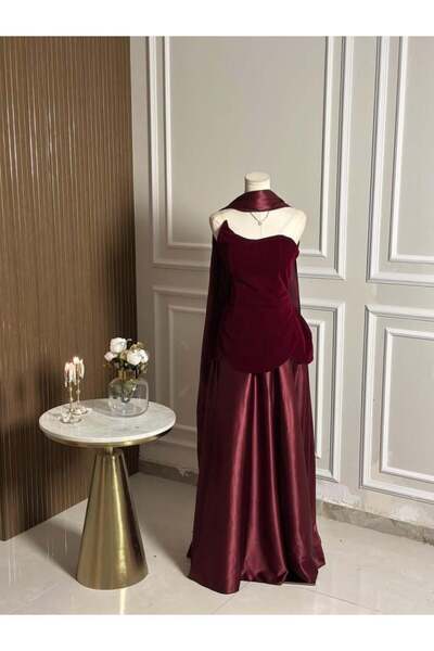 vanus fashion 6631-Long evening dress