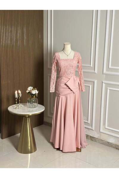 vanus fashion 6637-فستان سهرة طويل