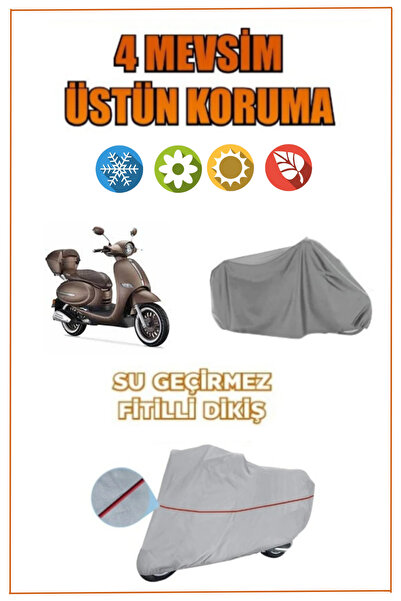 CarGuard Arora Cappucino Corded Fabric Motorcycle Tarpaulin