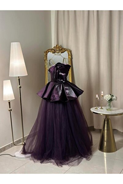 vanus fashion 6341-فستان سهرة طويل