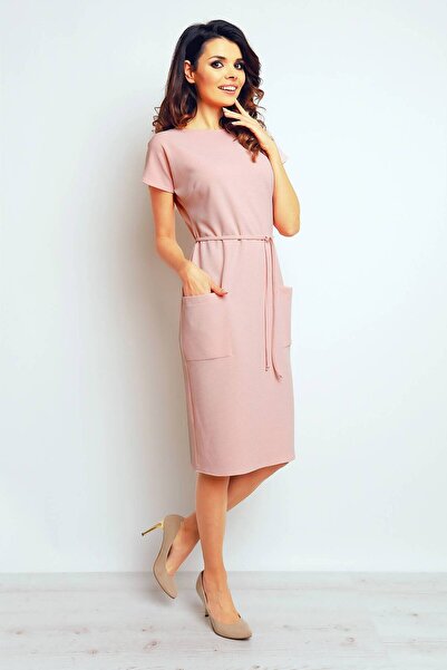 Awama Dress M085 - Pink - XL