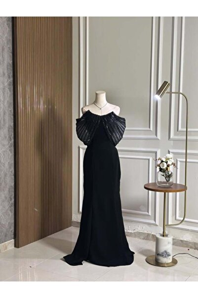 vanus fashion 6735-فستان سحر الأكتاف