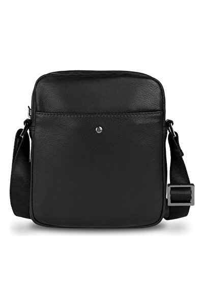 BUGATTI Mini Geanta Black Magic Umhängetasche Leder 17 cm