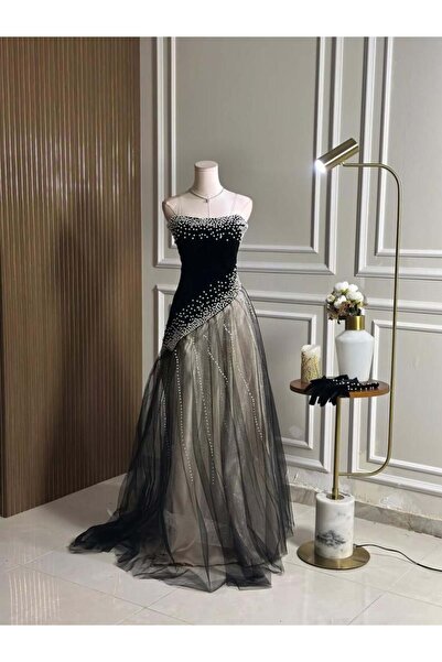 vanus fashion 6716-Long evening dress