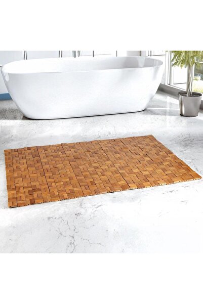 ÇIRPAN EV Bamboo Bathroom/Door Front Mat 45X70Cm