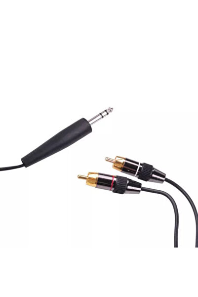 OEM Cablu Jack 6.3 mm STEREO la 2x RCA 3m Cabletech