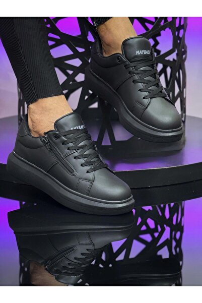 mayback Men's Comfort Sole Sneakers with Zipper on the Side