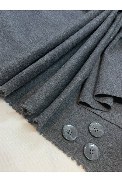 Yiğit Kumaş Anthracite Cashmere Fabric – Soft Texture, Stylish and Warm