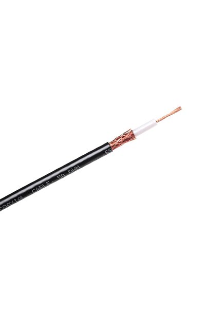 OEM Coaxial cable H155 50 ohm copper outer 5.4mm PVC 1m Cabletech