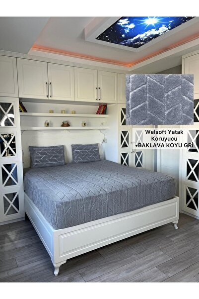 Şahaneev Tekstil Baklava Model Welsoft Yumuşak Kış Aylarının Vazgeçilmez Yata...