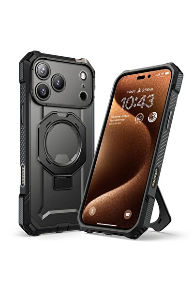 Supcase Husă UB Grip MagSafe pentru iPhone 17 Pro Max - Neagră