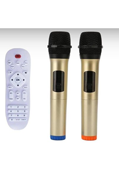 GEDİ LT-908 Dijital Mikrofon TWS 8 inç Stereo Bass Kablosuz Karaoke Hoparlör
