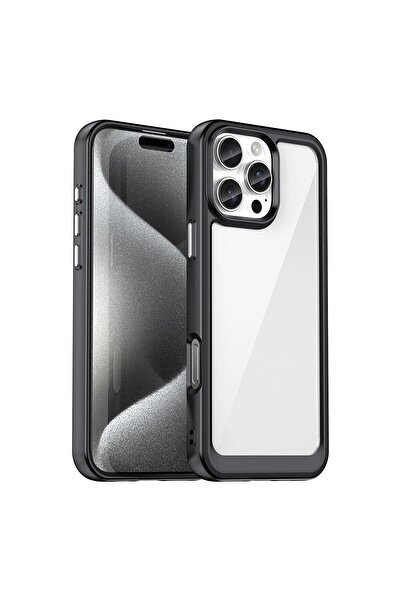 OEM Outer Space Black Case for iPhone 16 Pro Max - Durable Hybrid Design