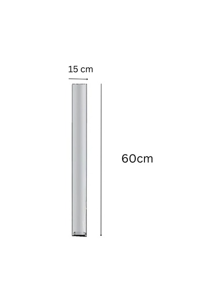 Mefar Metal Mefar 60 cm Pelet Soba Camı Füze Roket Sobaları ile Uyumlu Standa...