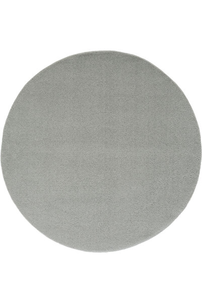 Cool Halı Puffy Yuvarlak Gri Kalın Yumuşak Modern Peluş Özel Ölçü Tüylü Yatak...