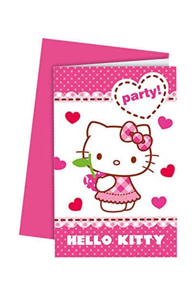 GenelTedarik Hello Kitty Kalpler Davetiye