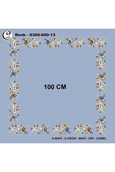 Cenk Desenli İçi Boş Oyalık Yazma - 0300-600