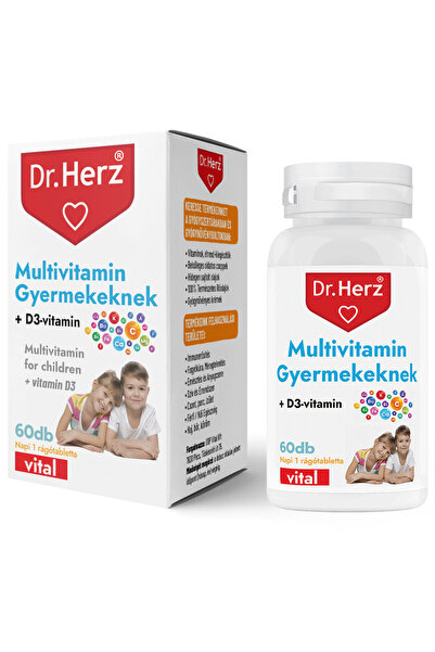 Dr Herz Chewable Multivitamin Capsules Junior + D3 60 pcs
