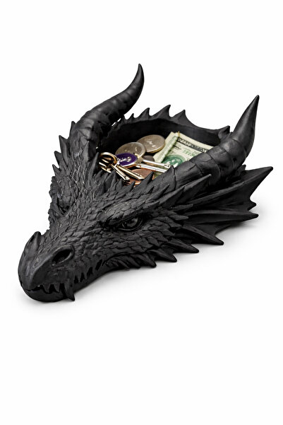 OEM Ejderha Kafası Dekoratif Tepsi | Anahtarlık & Masa Üstü Organizer | Tasarım