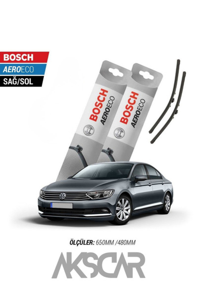 Bosch AKSCAR Aeroeco Vw Passat Muz Silecek (2015-2022)