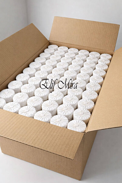 Elif Mira 1000 قطعة صابون فندقي صغير 15 جرام ملفوف في ورق دائري للضيوف