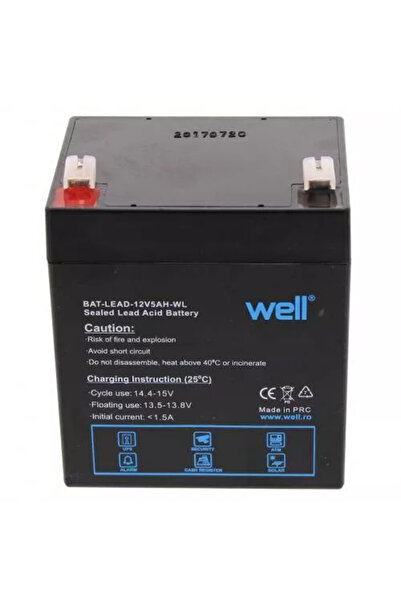 OEM Acumulator plumb acid 12V 5Ah Well BAT-LEAD-12V5AH-WL
