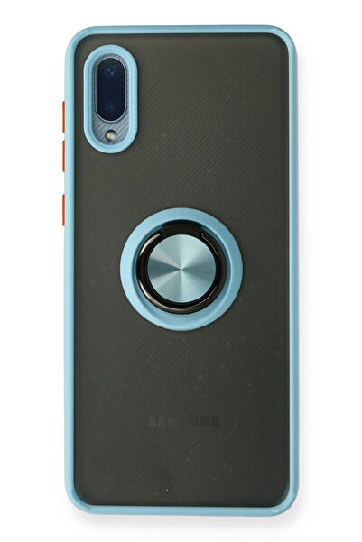 Hulyomer Hub غطاء سيليكون لهاتف سامسونج جالاكسي A02 من هوليومر مع حلقة مونتري...