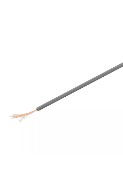 goobay Cablu cupru multifilar izolat 10m gri 1x0.14mm