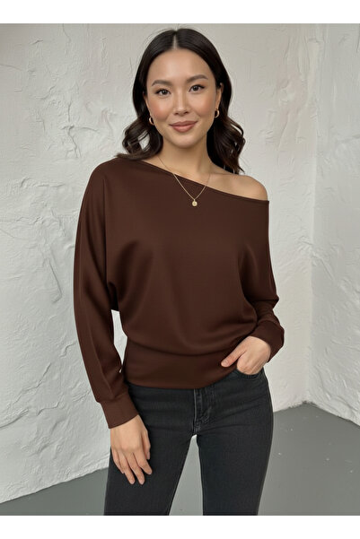 FOORS New Product Boat Neck Blouse