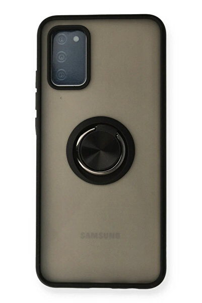 BSN STİL غطاء حماية من السيليكون لهاتف سامسونج جالاكسي A02S من BSNSHOP مع حلق...