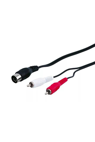 OEM Audio cable 5 pin DIN male - 2x RCA male 1.5m
