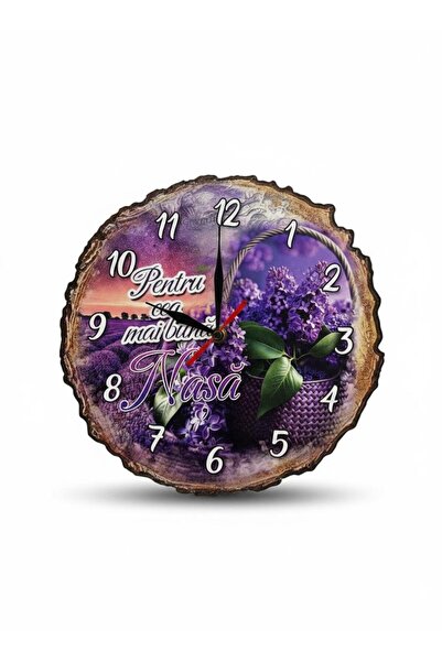 OEM Round wall CLOCK with message for godmother