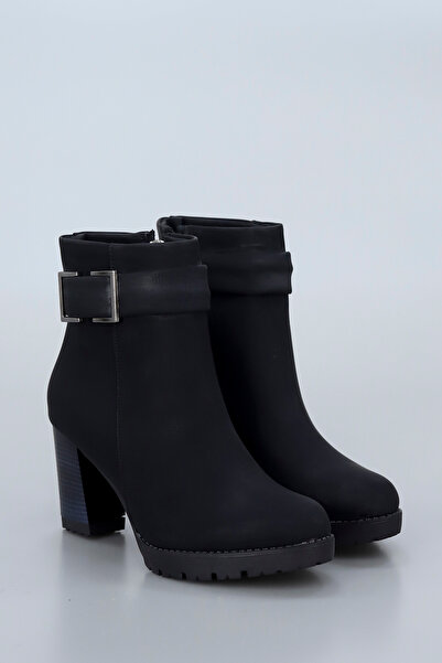 kajal ayakkabı Bln 815 Buckle Detailed High Heel Boots