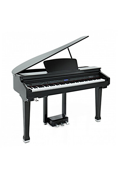 KOZMOS KDGP-20-BK Parlak Siyah Mini Kuyruklu Dijital Piyano (Tabure & Kulaklı...