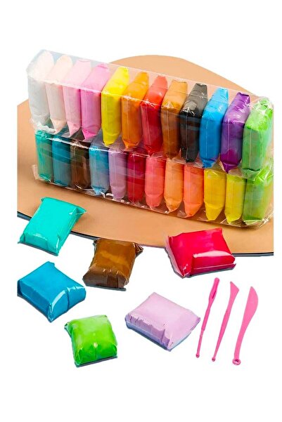 Rally A set of 24 soft and varied play clays