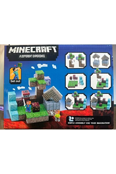 SEVİNÇ STİL MINECRAFT 50 PARÇA MANYETİK (MIKNATISLI) BLOKLAR