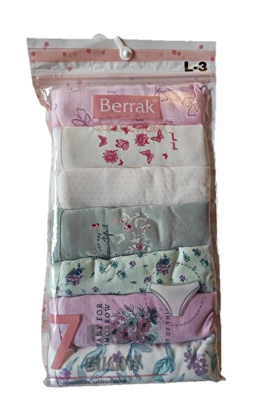 Berrak 7-Piece Women's Panties Bikini Cut (with Pattern Choice) 100% Organic ...