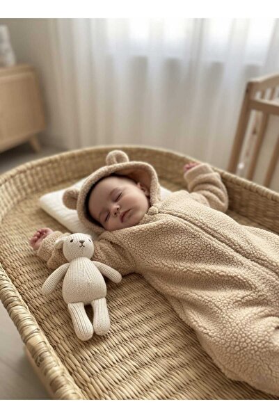 nudesse Premium Wellsoft Plush Unisex Plush Baby Teddy Bear Jumpsuit