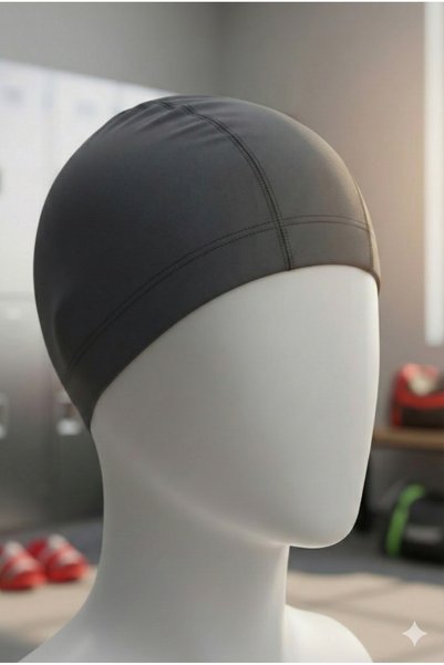 viyol marketim 2 Pieces Stretch Fabric Fabric Swimming Cap – Flexible, Comfortable, Quick-Drying Sports Cap for Sea & Pool