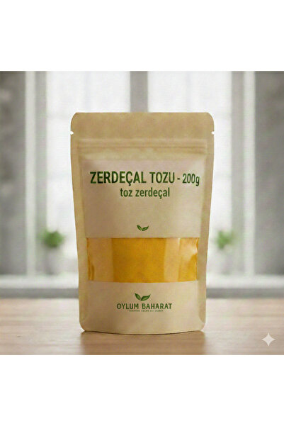 | %100 Doğal Toz Zerdeçal 200gr.
