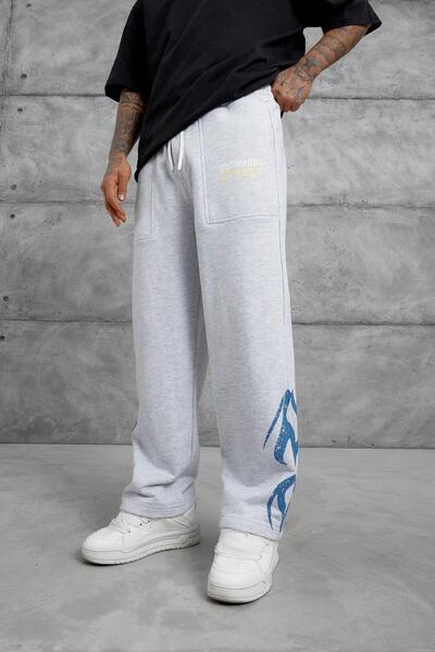 NOMARC Gray Goodmode Street Baggy Trackpants