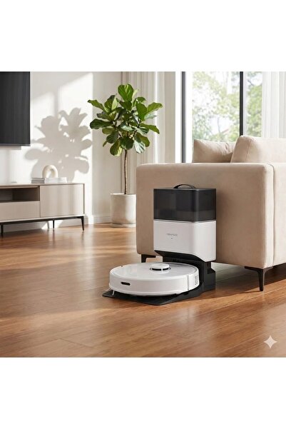 Roborock Q8 Max Plus Çöp Istasyonlu 5500PA Emiş Güçü Saç Dolanmayan Çift Fırç...