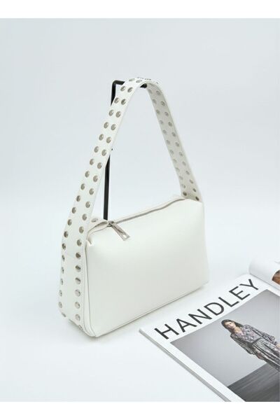 Handley حقيبة كتف فاخرة بتفاصيل زيمبا