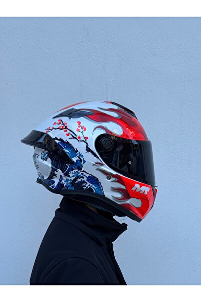 MT Helmets Targo S Yamanaka (şeffaf vizörlü biçimde) gönderilecektir