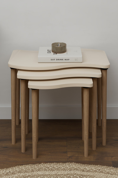 Monte Sehpa Gofrato 3lü zigon sehpa seti